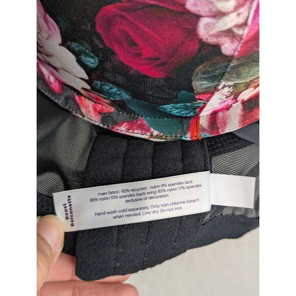 NWT Lane Bryant Boost Balconette Cacique Collection Underwire Bra 46D Floral - Picture 11 of 11